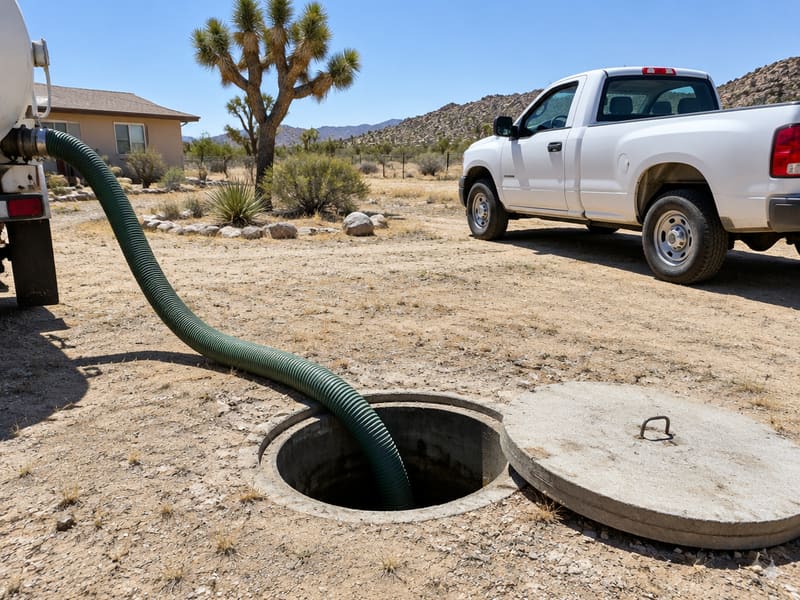 Seepage Pit Pumping in Lancaster, California